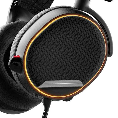 Specialty Vinyl Black Hex Texture SteelSeries Arctis 3 Skin